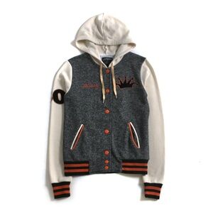 Stussy Women's Long Sleeve Crown Logo Bomber Jacket Sz M